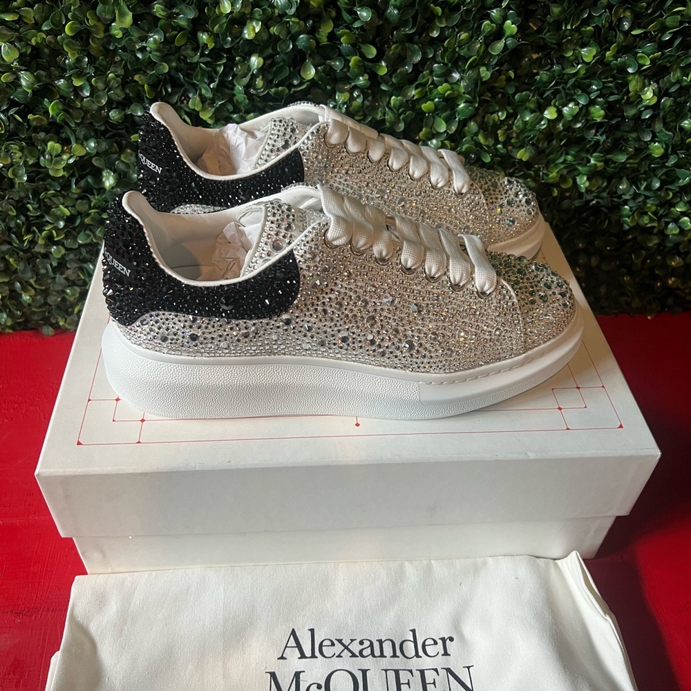 Alexander McQueen Sneakers - Black and Silver